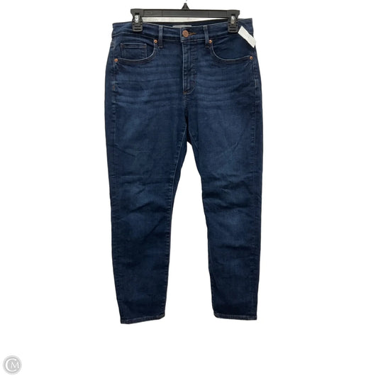 Jeans Skinny By Loft In Blue Denim, Size: 6