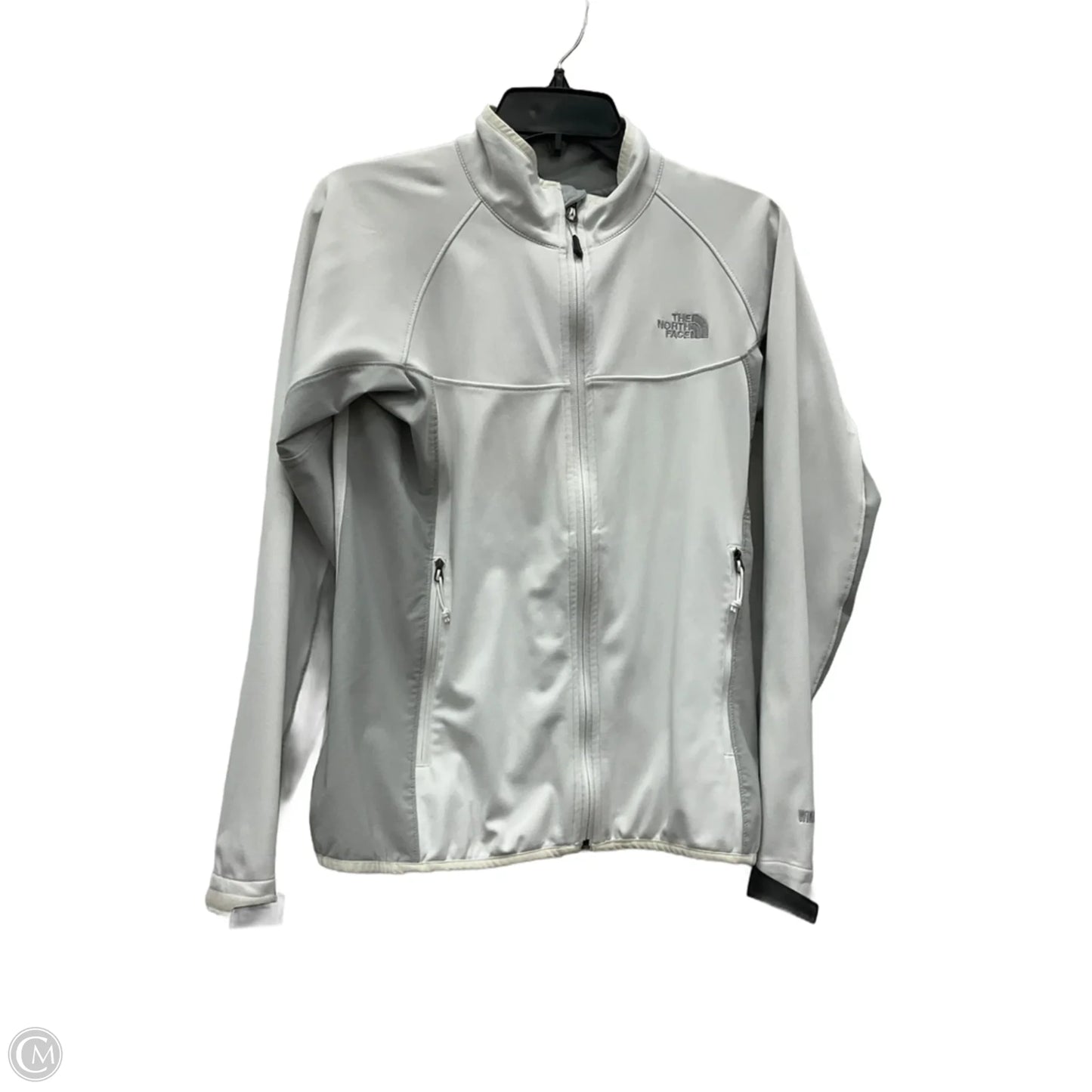 Athletic Jacket By The North Face In White, Size: M