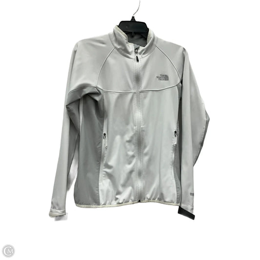 Athletic Jacket By The North Face In White, Size: M