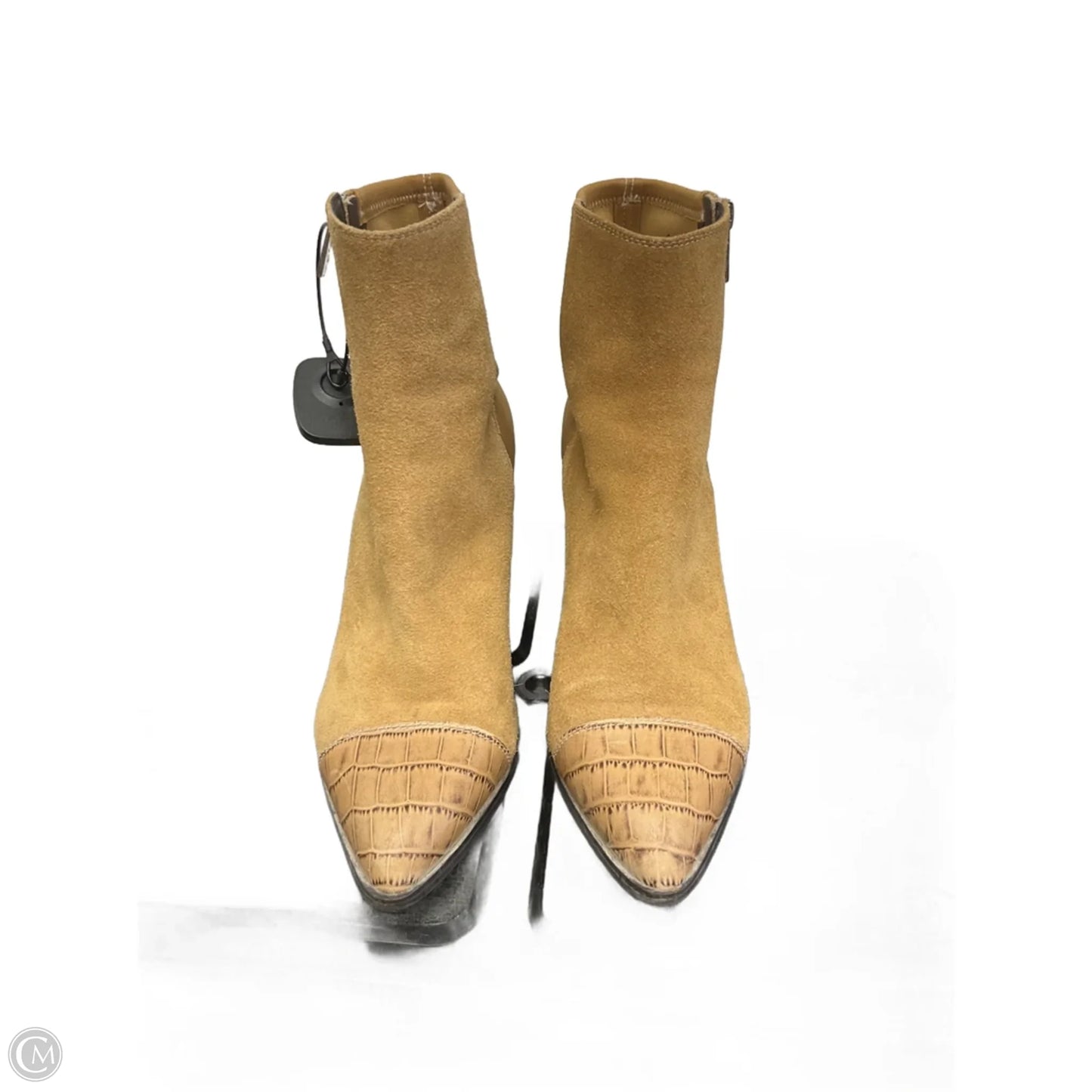 Boots Ankle Heels By Donald Pliner In Tan, Size: 9