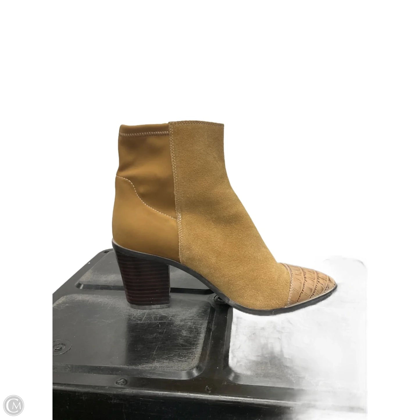 Boots Ankle Heels By Donald Pliner In Tan, Size: 9