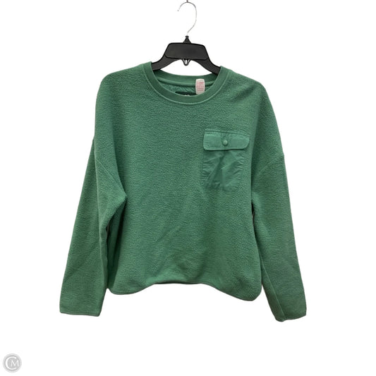 Top Long Sleeve By Roots In Green, Size: S