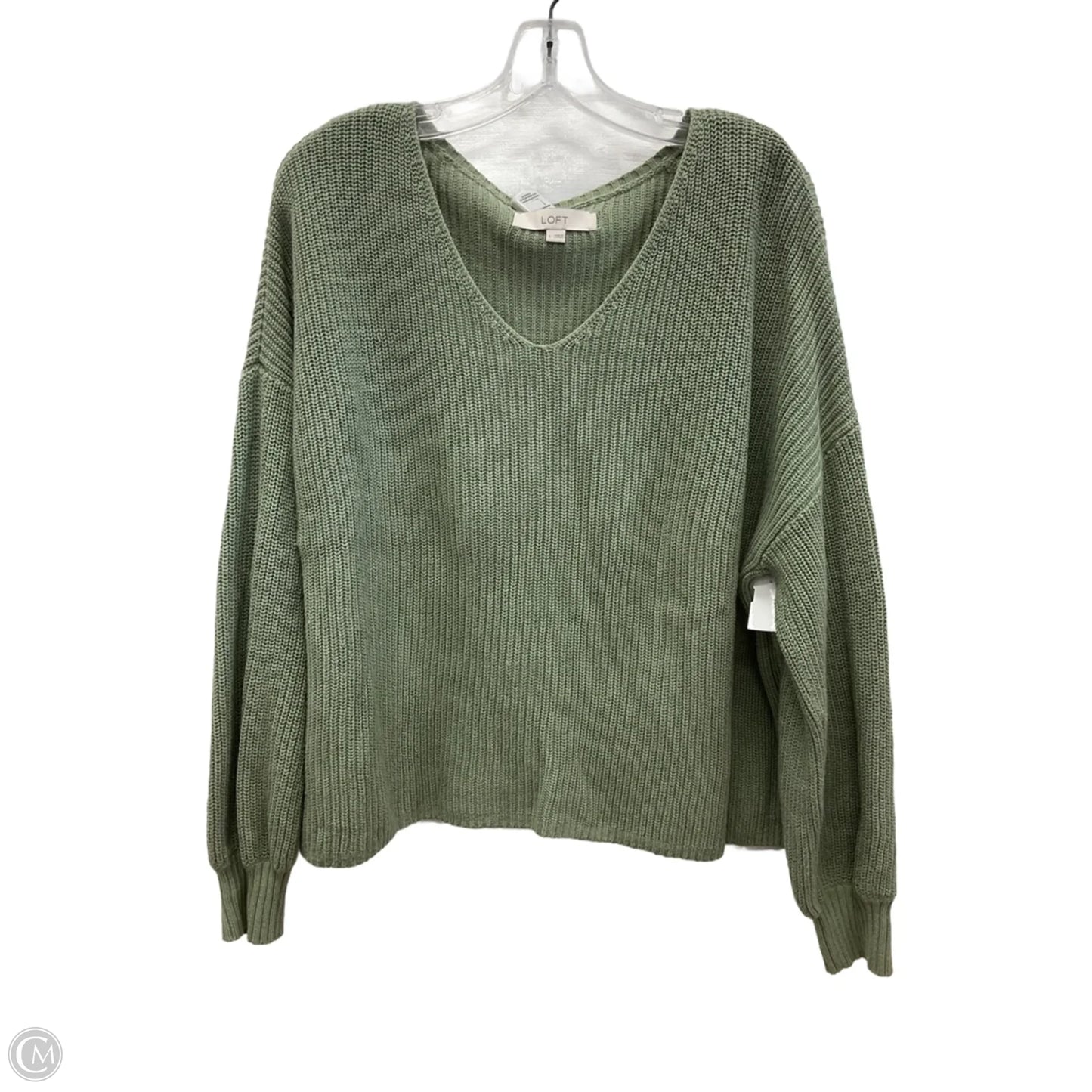 Sweater By Loft In Green, Size: L