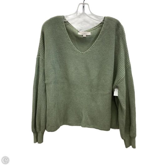 Sweater By Loft In Green, Size: L