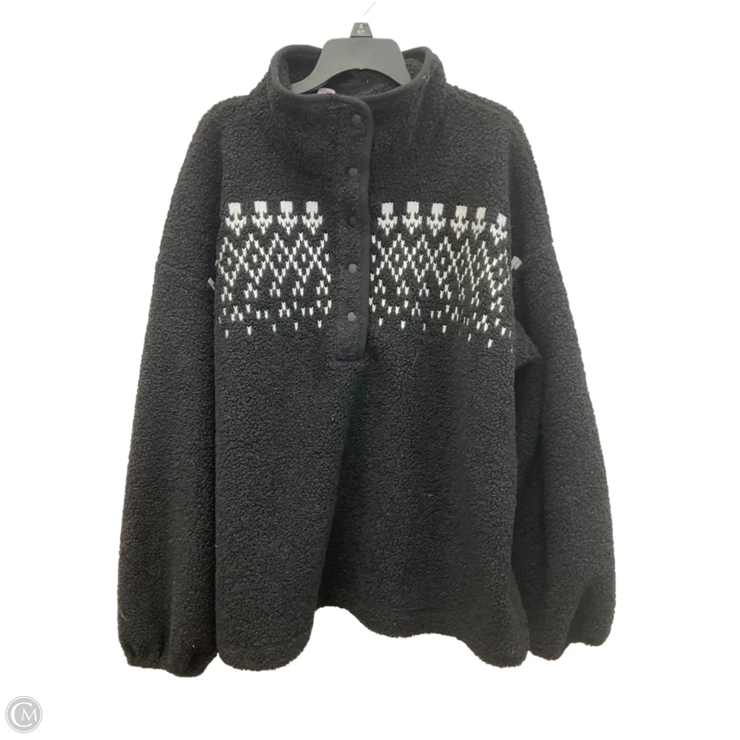 Jacket Fleece By Loft In Black, Size: Xl