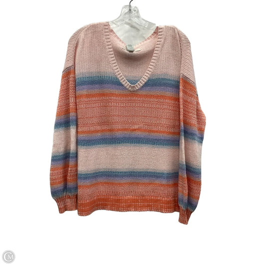 Sweater By Loft In Multi-colored, Size: L