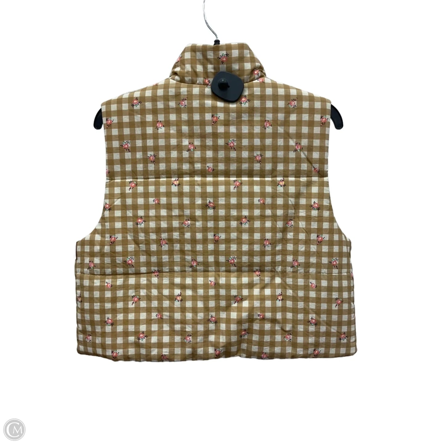 Vest Puffer & Quilted By Clothes Mentor In Floral Print, Size: L