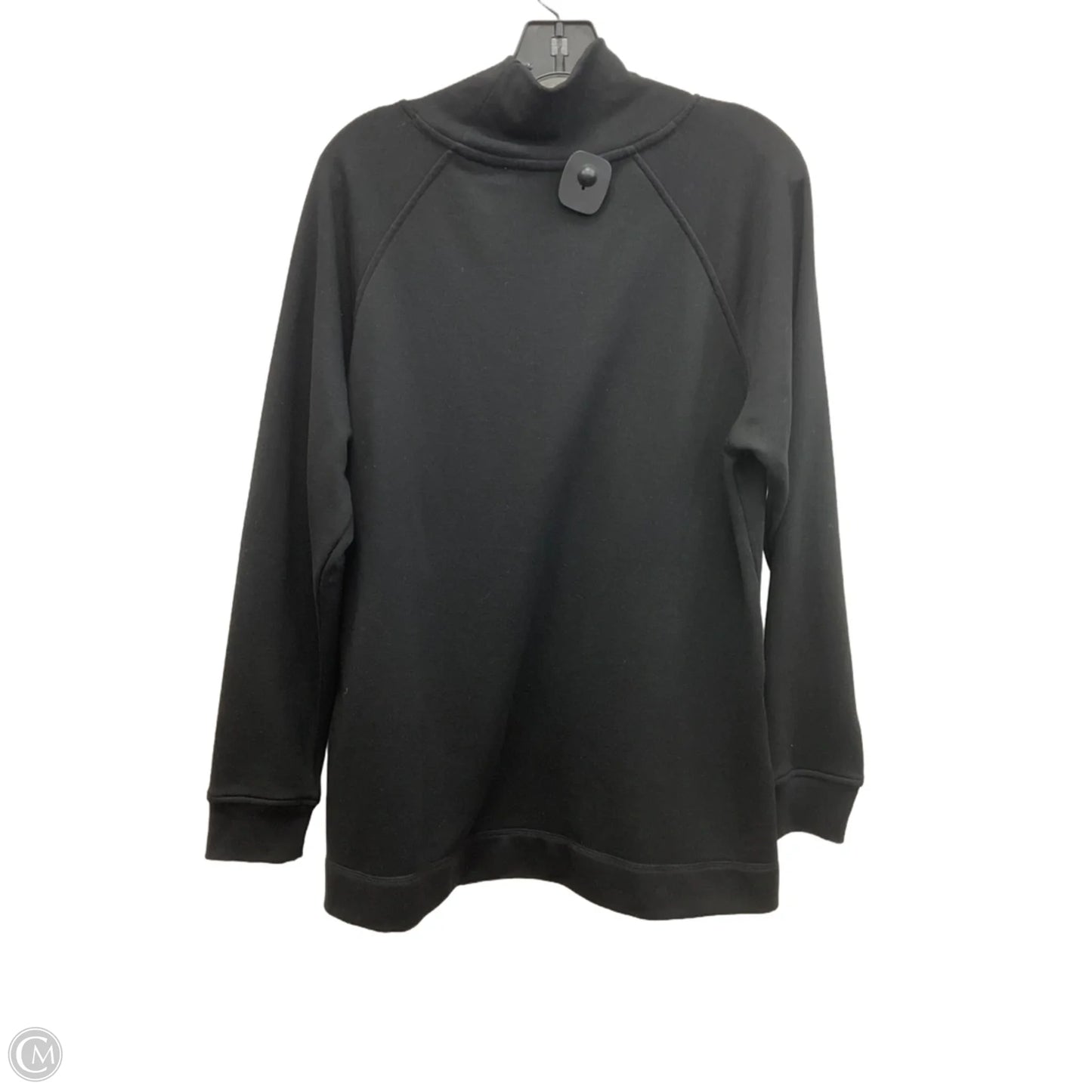 Top Long Sleeve By Workshop In Black, Size: L