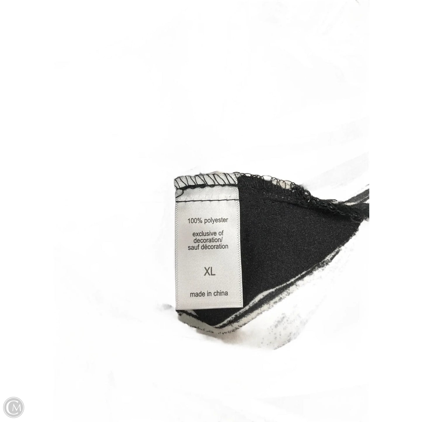 Top Sleeveless By Maurices In Black & White, Size: Xl