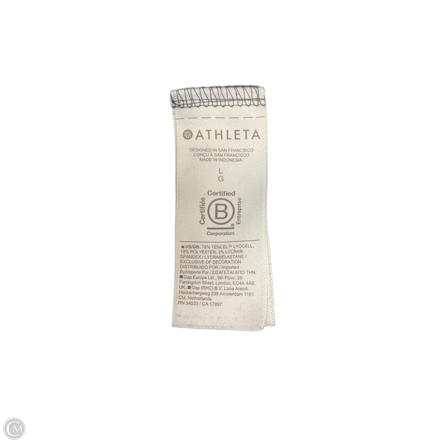 Athletic Dress By Athleta In Black, Size: L