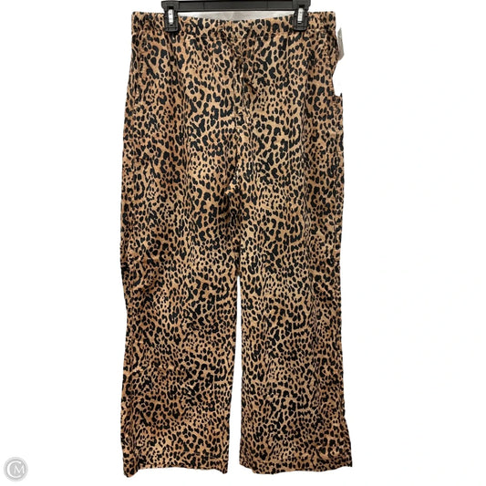 Pants Lounge By Gap In Animal Print, Size: M