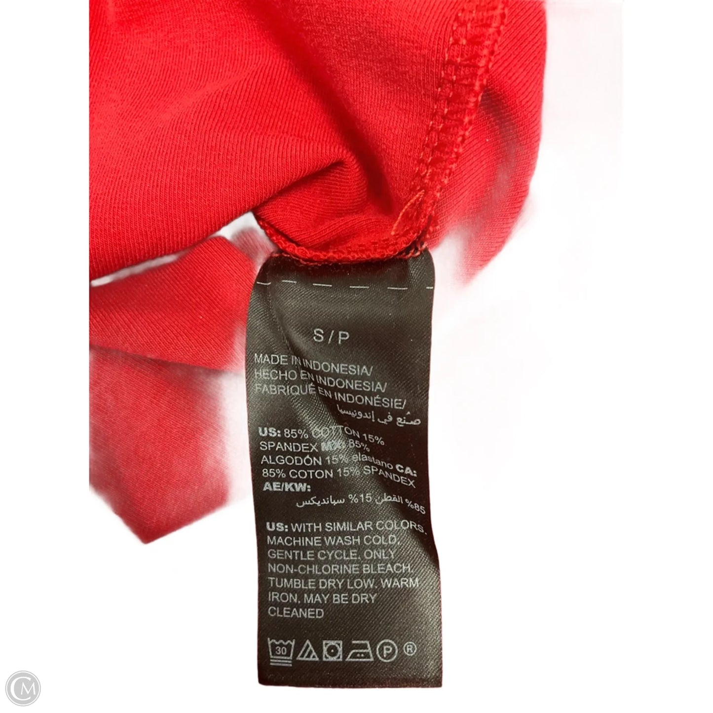 Top 3/4 Sleeve By White House Black Market In Red, Size: S