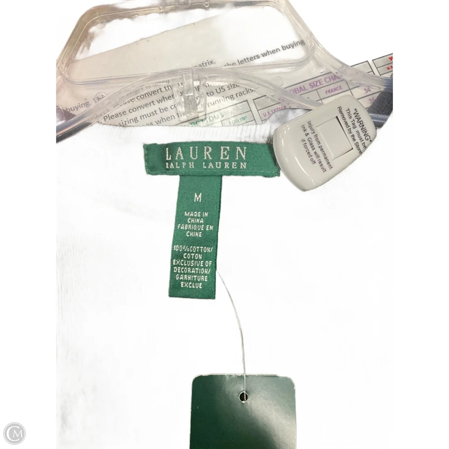 Top Long Sleeve By Lauren By Ralph Lauren In Green, Size: M