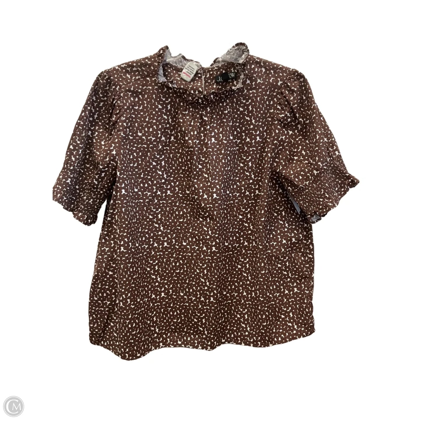 Top Short Sleeve By J. Crew In Floral Print, Size: Xl