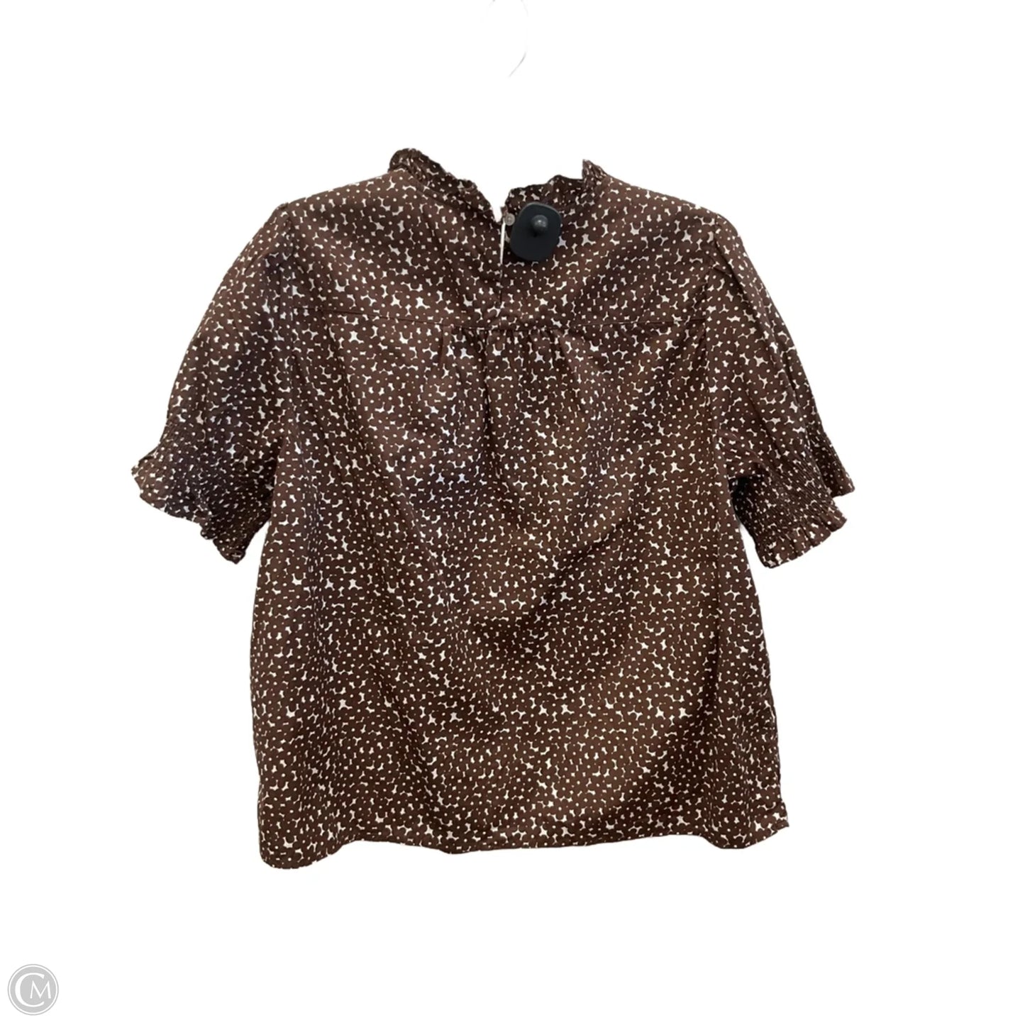 Top Short Sleeve By J. Crew In Floral Print, Size: Xl