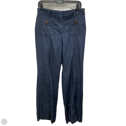 Jeans Straight By Talbots In Blue Denim, Size: 6
