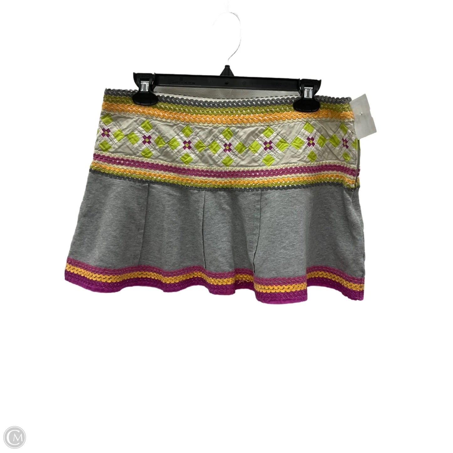 Skirt Mini & Short By Free People In Geometric Pattern, Size: 10