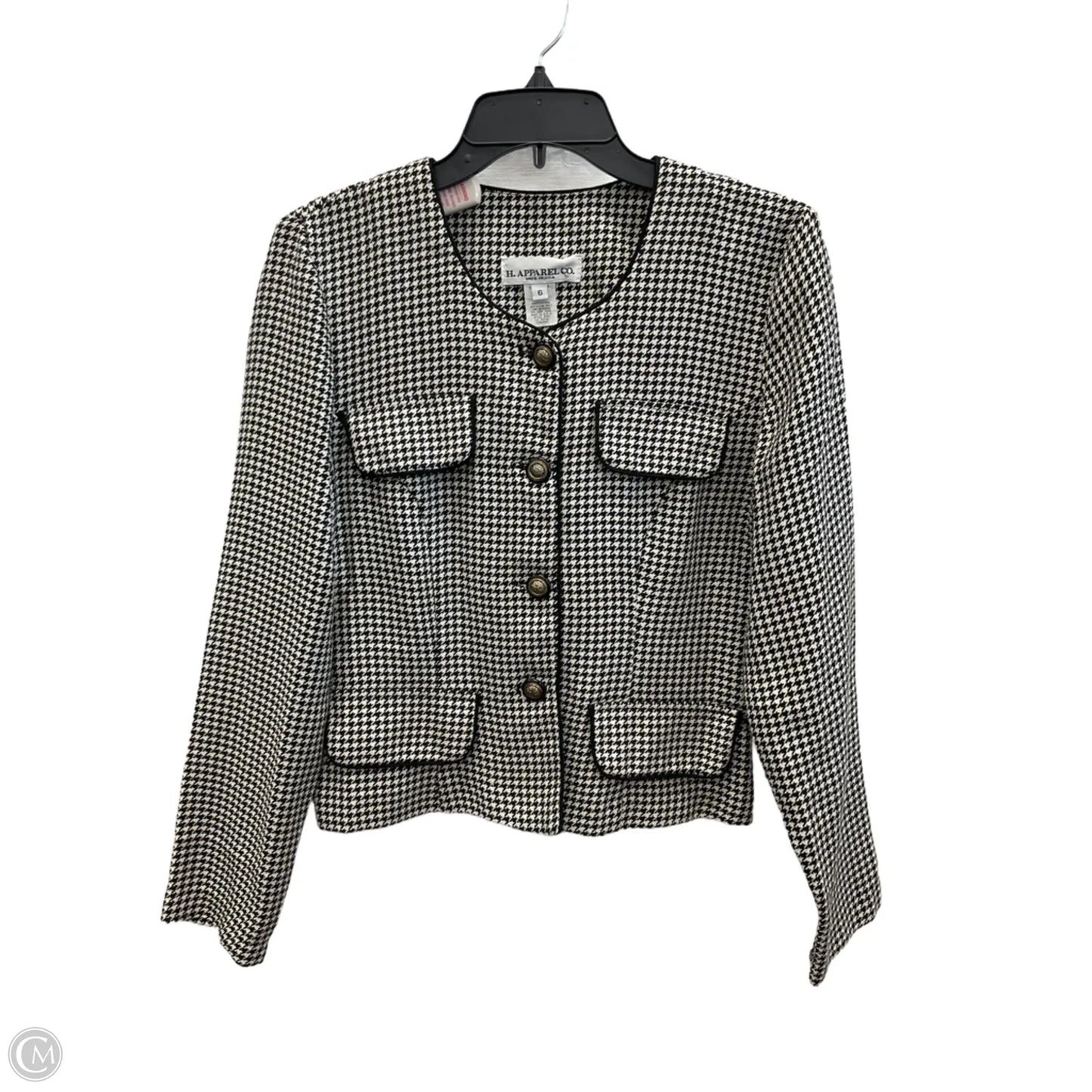 Blazer By Cmc In Black & White, Size: S