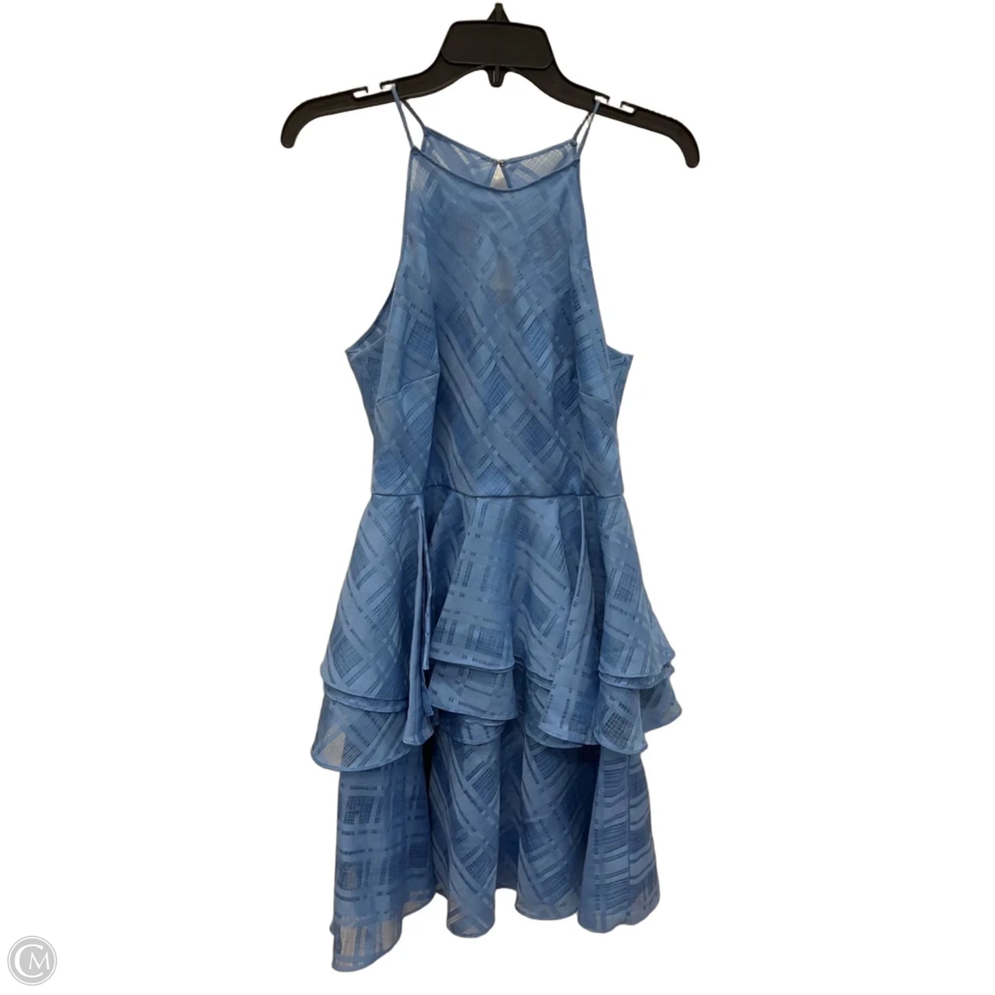 Dress Casual Short By Badgley Mischka In Blue, Size: M