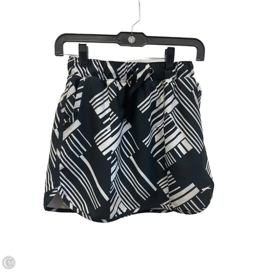Athletic Skort By Slazenger In Black & White, Size: Xs