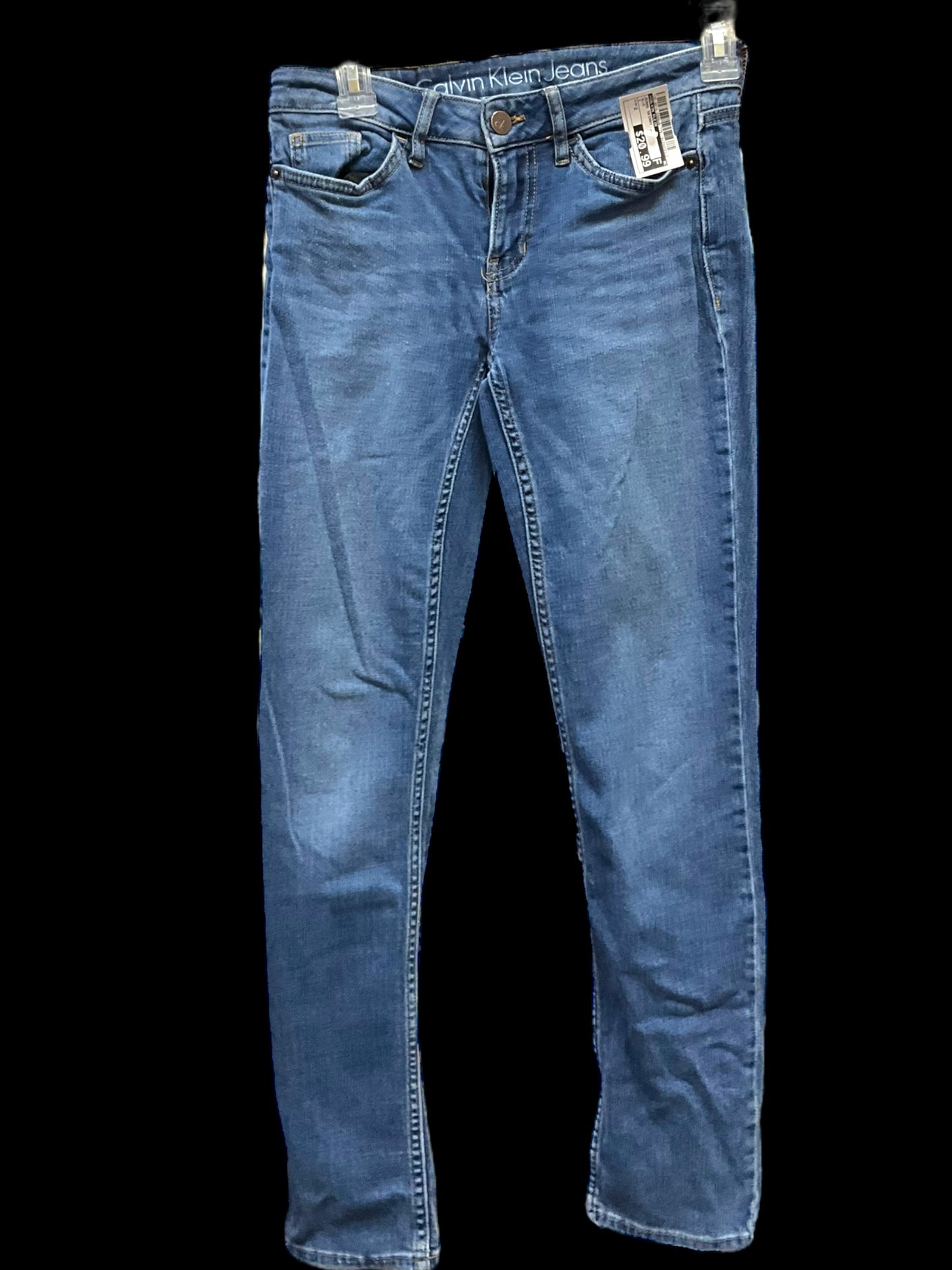 Jeans Skinny By Calvin Klein In Blue, Size: 2