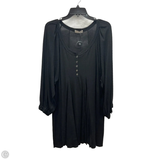 Top Long Sleeve By Natural Life In Black, Size: Osfm