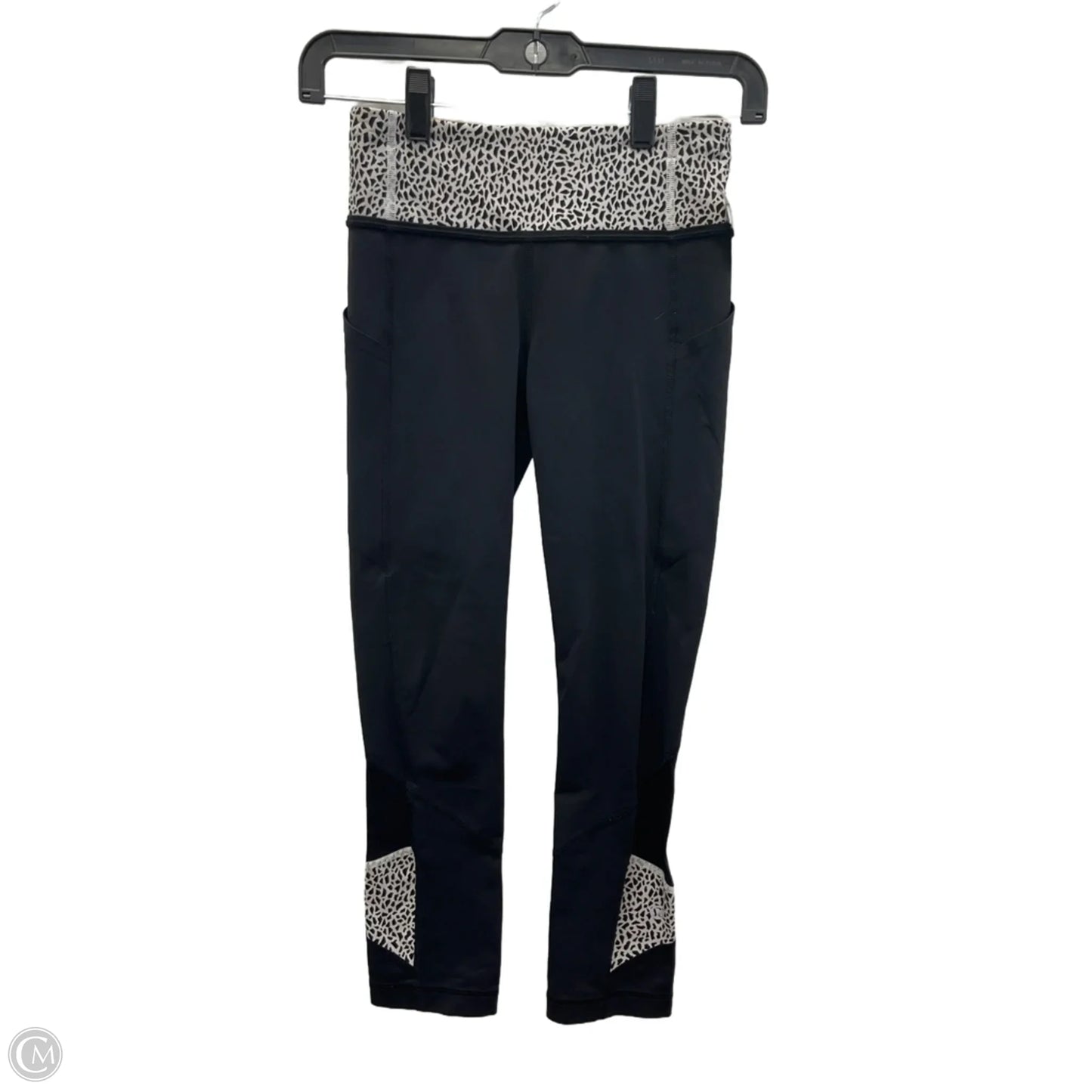 Athletic Capris By Lululemon In Black, Size: Xs