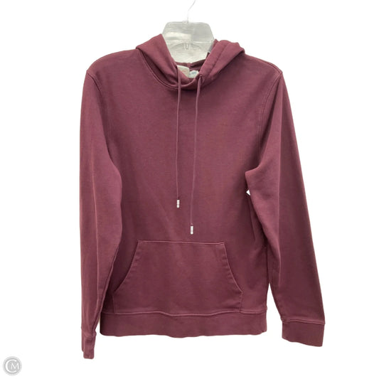 Athletic Top Long Sleeve Hoodie By Cmc In Maroon, Size: S