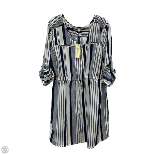 Dress Casual Short By Speed Control In Striped Pattern, Size: 3x