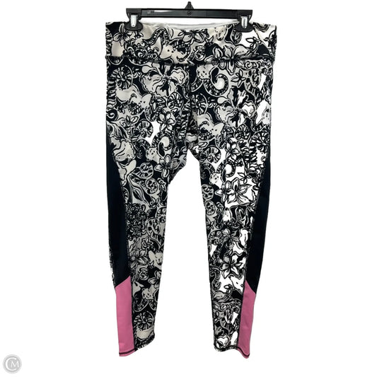Pants Designer By Lilly Pulitzer In Black & White, Size: Xl