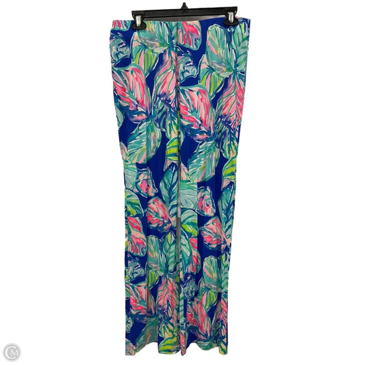 Pants Designer By Lilly Pulitzer In Floral Print, Size: L