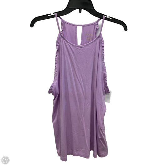 Top Sleeveless Designer By Lilly Pulitzer In Purple, Size: Xl