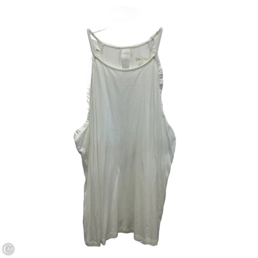Top Sleeveless Designer By Lilly Pulitzer In White, Size: Xl