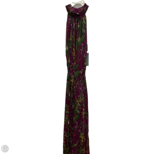 Jumpsuit By London Times In Floral Print, Size: Xl