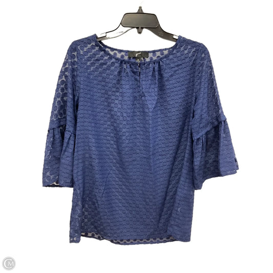 Top Short Sleeve By Clothes Mentor In Blue, Size: M