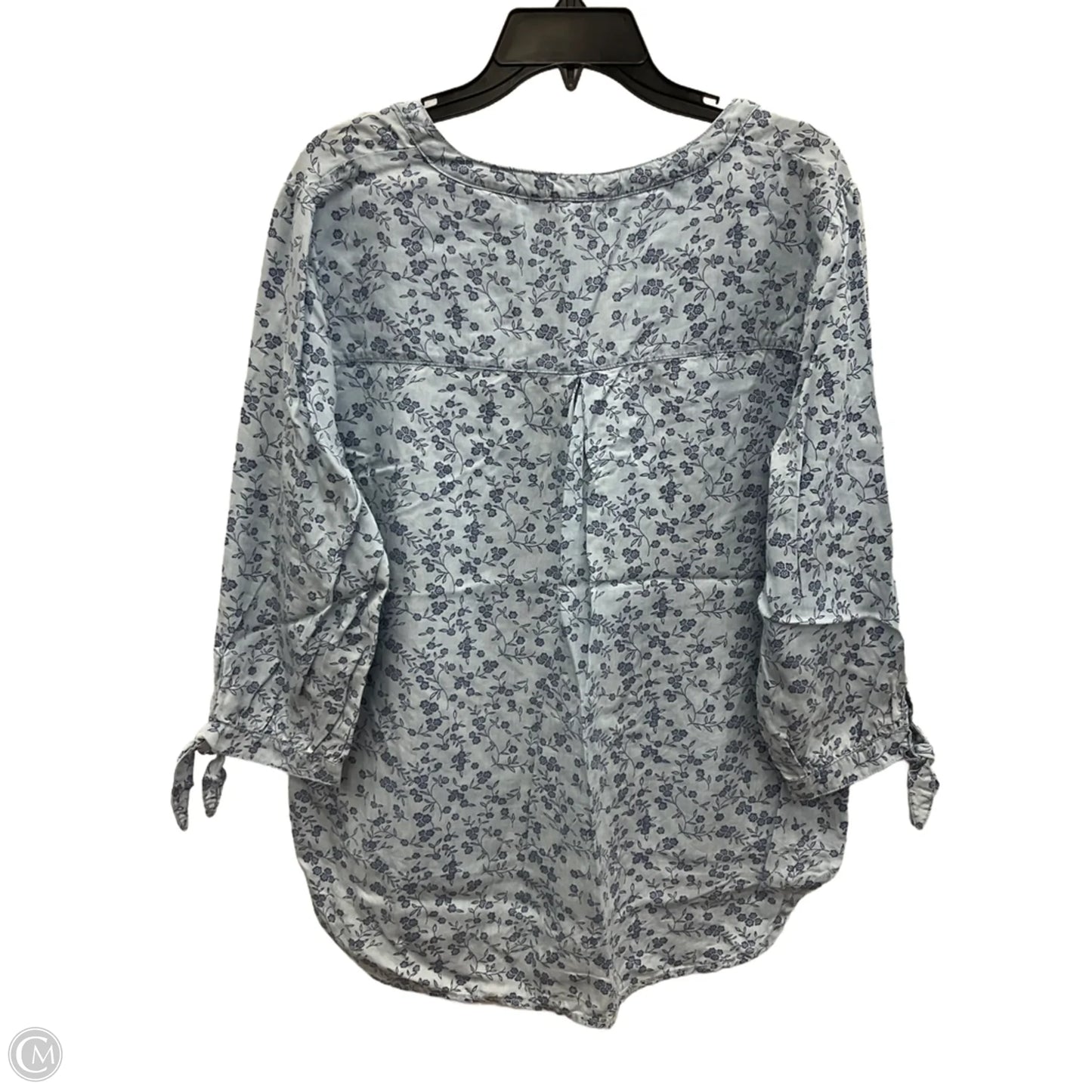 Top 3/4 Sleeve By Jane And Delancey In Floral Print, Size: L