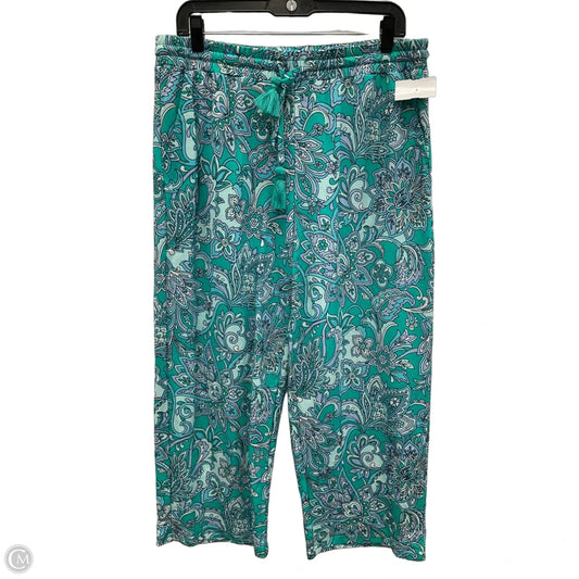 Pants Lounge By Belle By Kim Gravel In Teal, Size: M