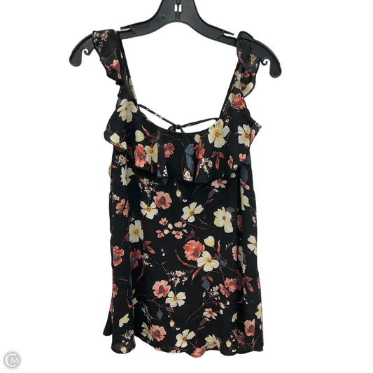 Top Sleeveless By Maurices In Floral Print, Size: S