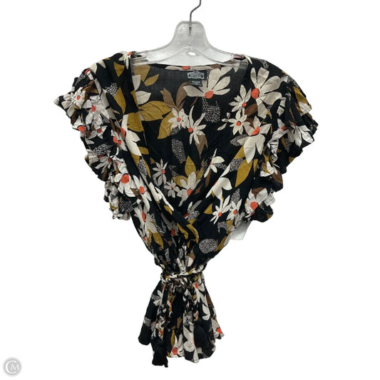 Top Sleeveless By Angie In Floral Print, Size: M