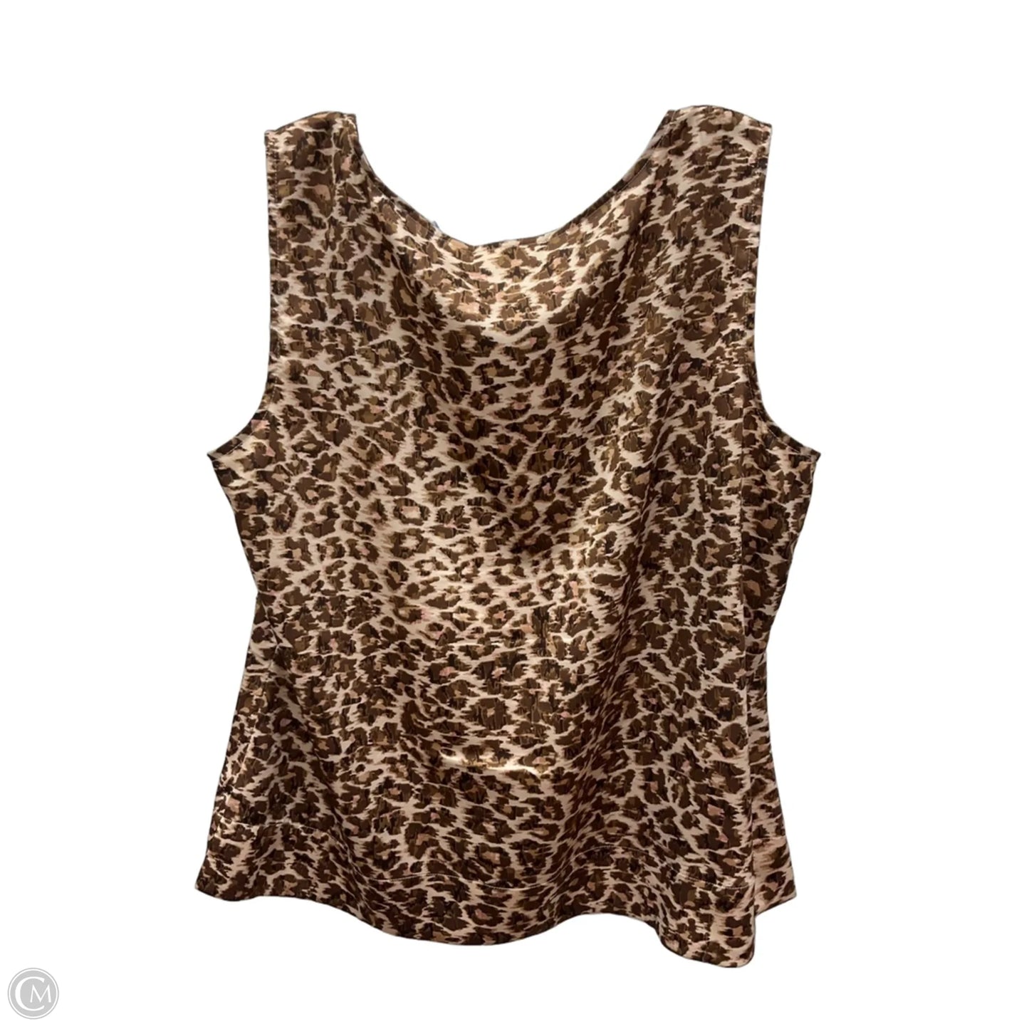 Top Sleeveless By Chicos In Animal Print, Size: Xl