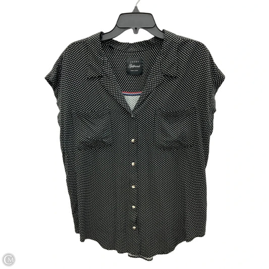 Top Short Sleeve By Jachs Girlfirend In Polkadot Pattern, Size: Xl