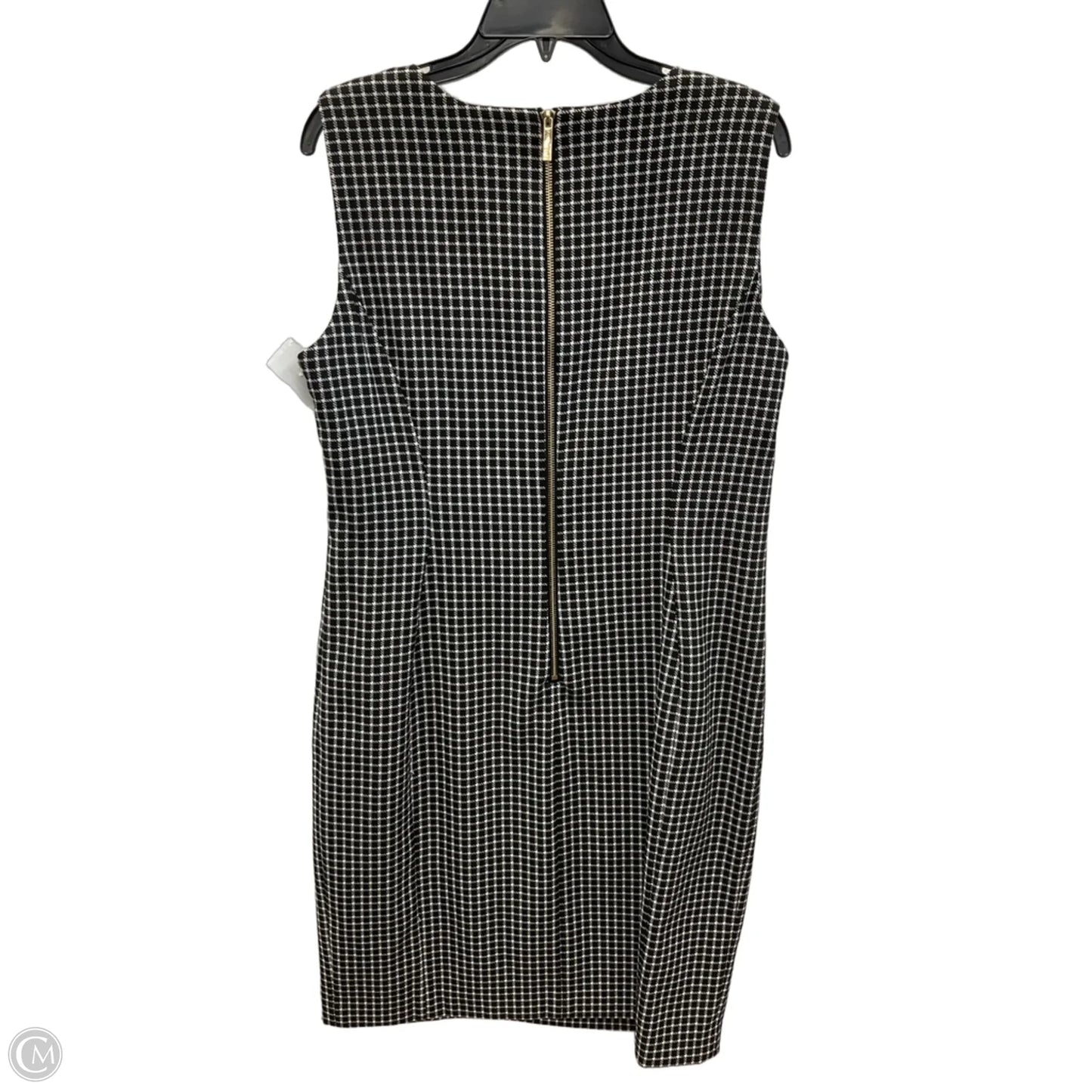 Dress Work By Calvin Klein In Black & White, Size: Xl
