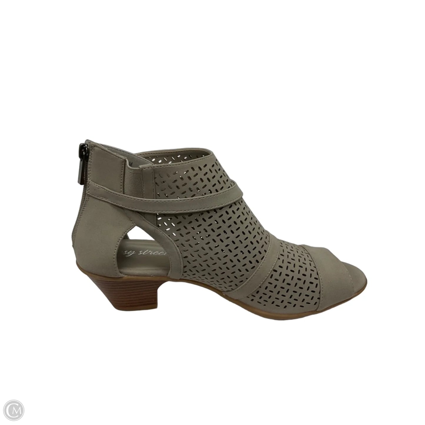 Shoes Heels Block By Easy Street In Beige, Size: 10