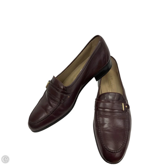 Shoes Flats By Bally In Brown, Size: 9