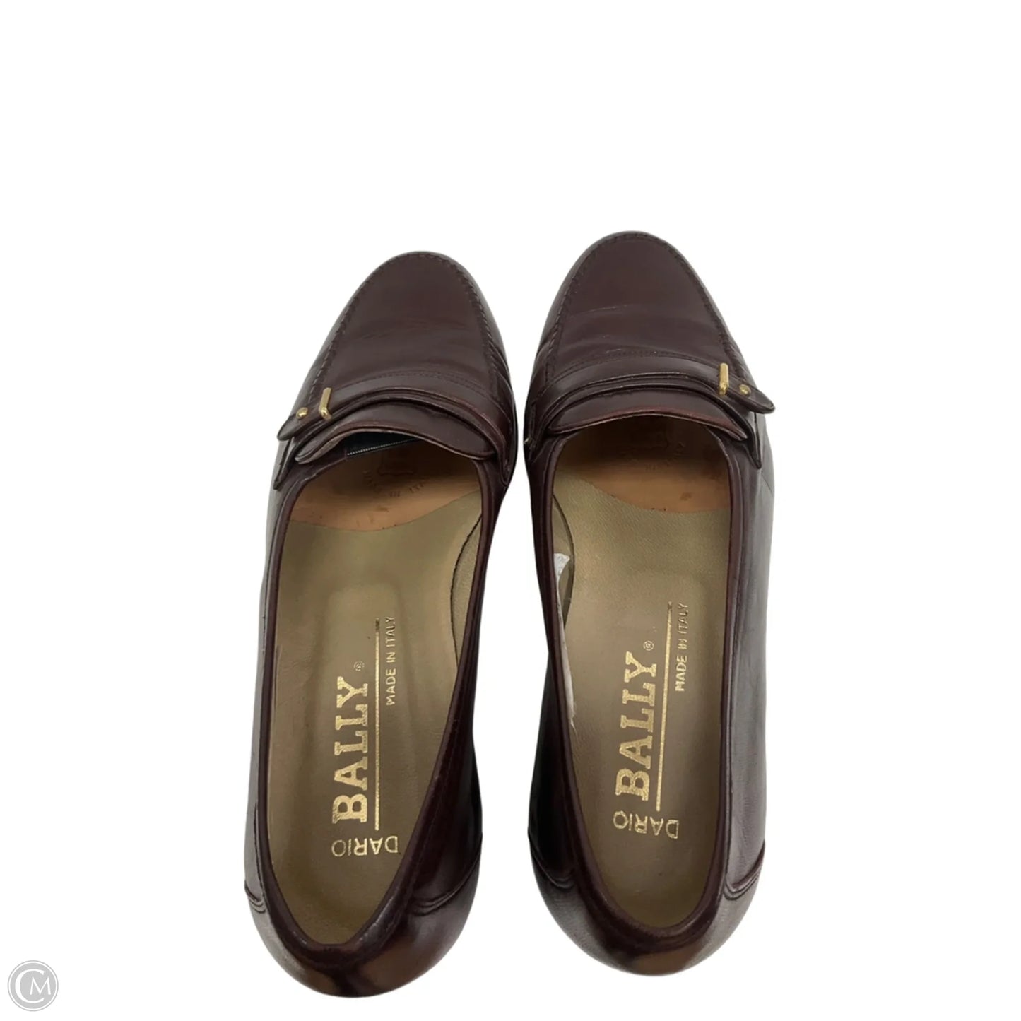 Shoes Flats By Bally In Brown, Size: 9