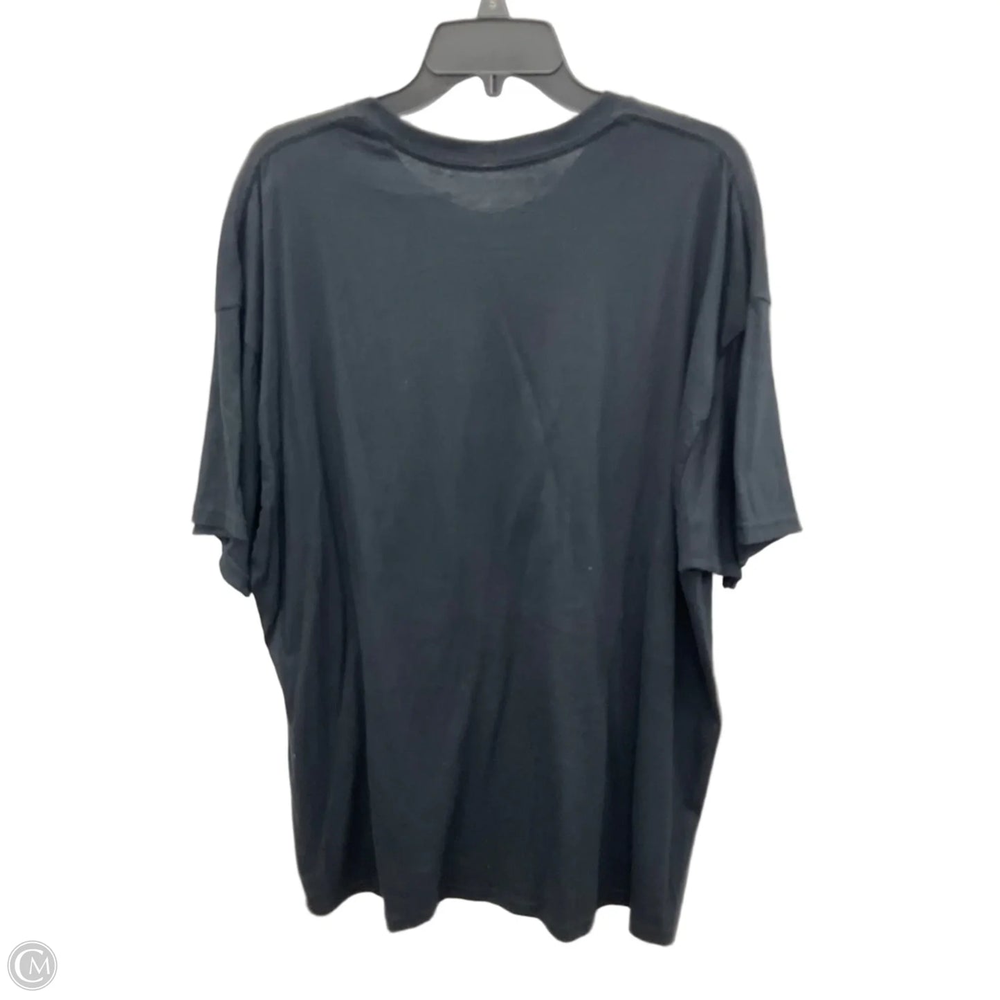 Top Short Sleeve By Cmf In Black, Size: 2x