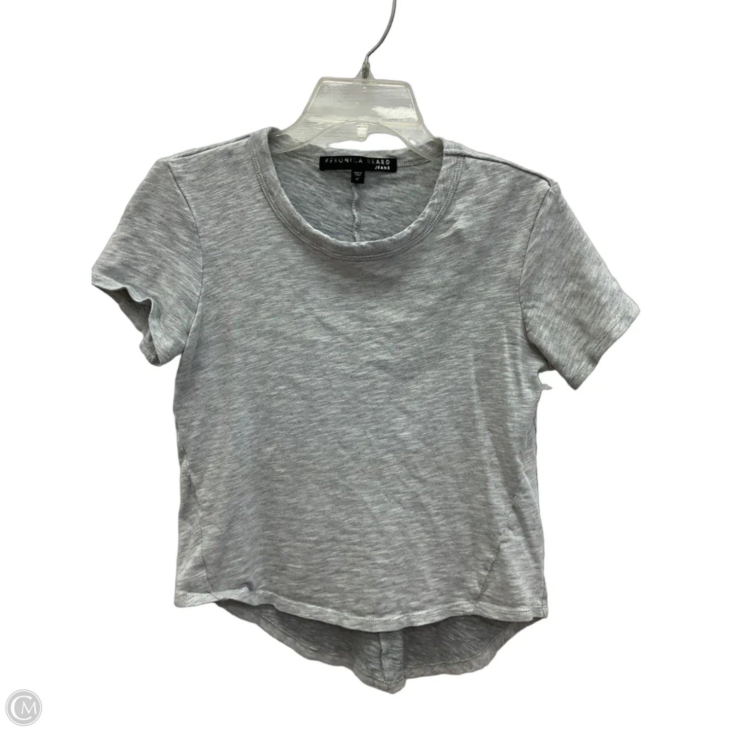 Top Short Sleeve By Veronica Beard In Grey, Size: Xs