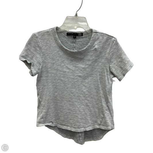 Top Short Sleeve By Veronica Beard In Grey, Size: Xs