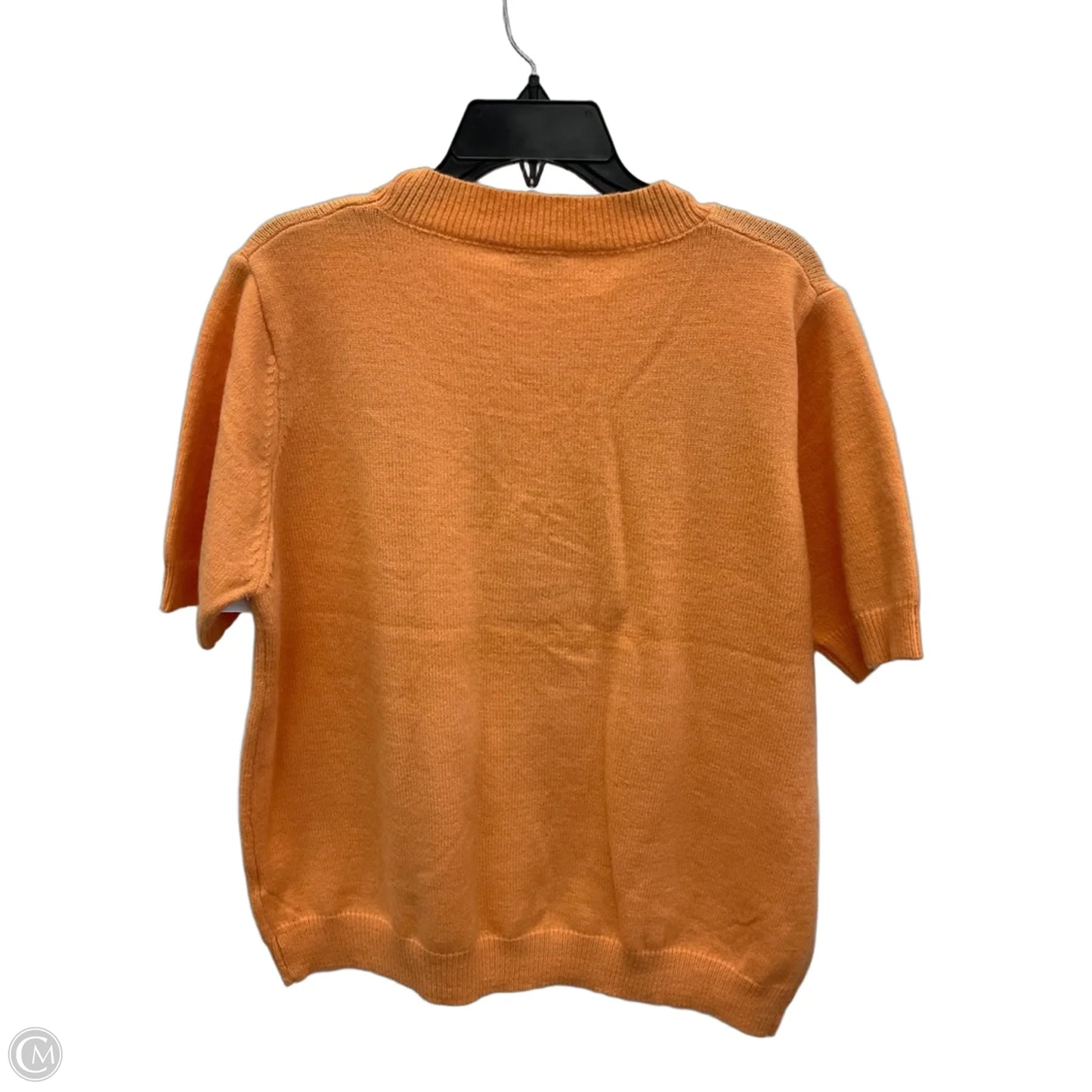 Top Short Sleeve By Bibi In Orange, Size: Xl