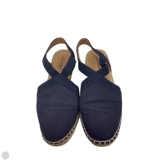 Shoes Flats By Lucky Brand In Blue, Size: 8